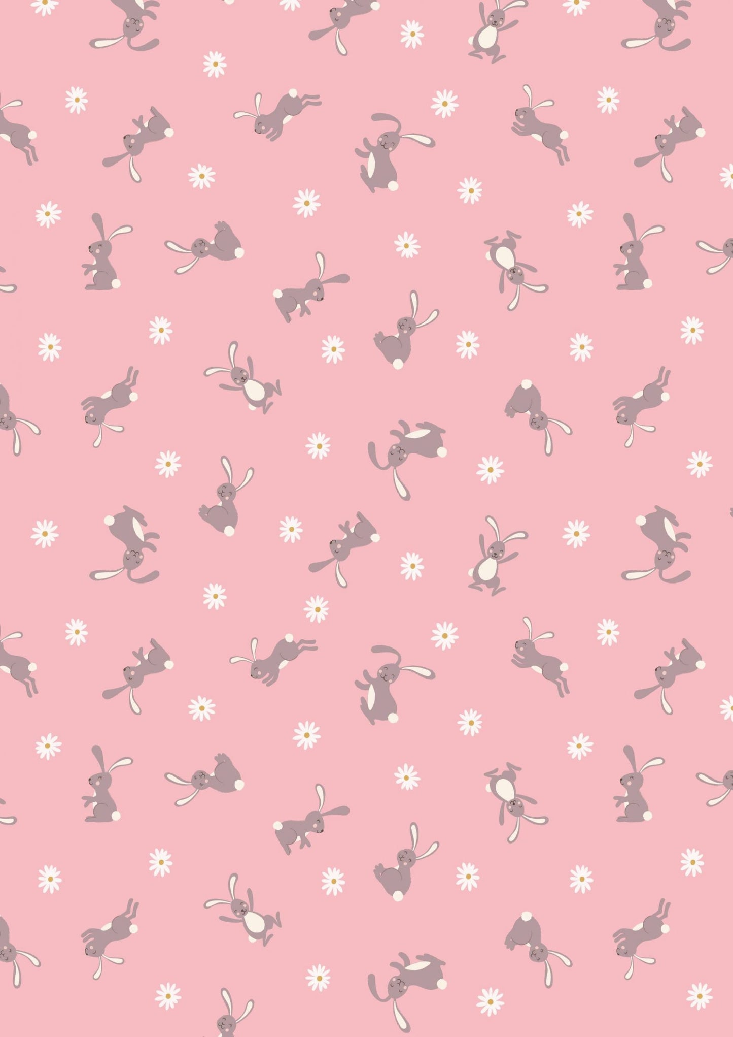 LAST BOLT! Lewis & Irene Bunny Hop Fabric Collection Bunny on Pink Premium 100% Cotton Quilt Shop Quality Fabrics