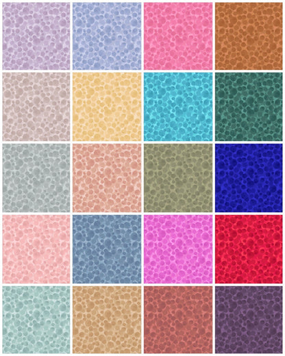 Lewis & Irene Bumbleberries Blenders Fabric Collection Blood Orange BB264