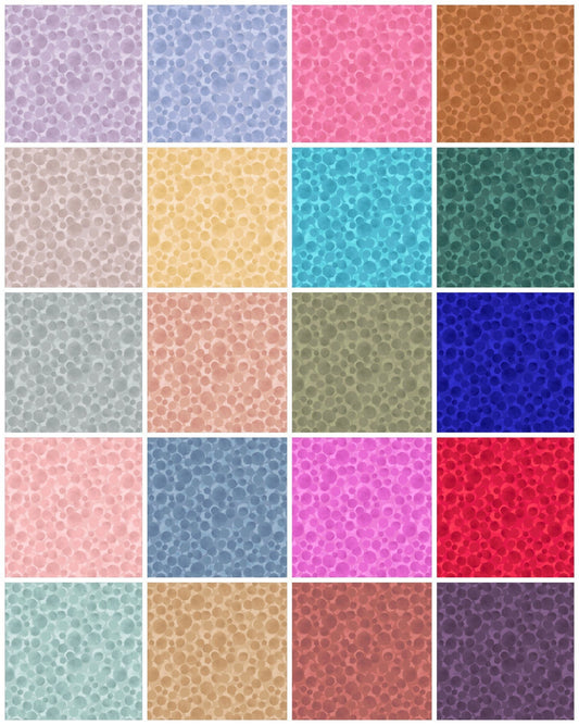 Lewis & Irene Bumbleberries Blenders Fabric Collection Tikehau Blue BB257 Authentic Premium 100% Cotton Quilt Shop Quality Fabric