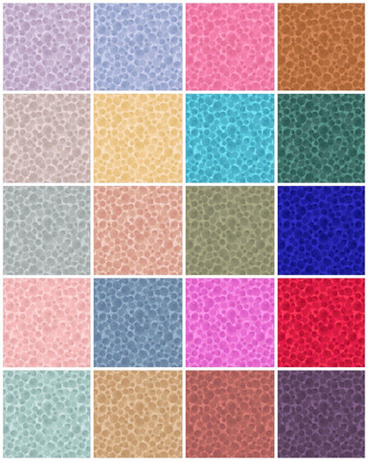 Lewis & Irene Bumbleberries Blenders Fabric Collection Tikehau Blue BB257