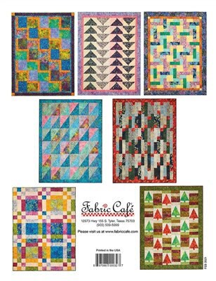Fabric Cafe Fat Quarter Quilting Fun Book Includes 7 Patterns