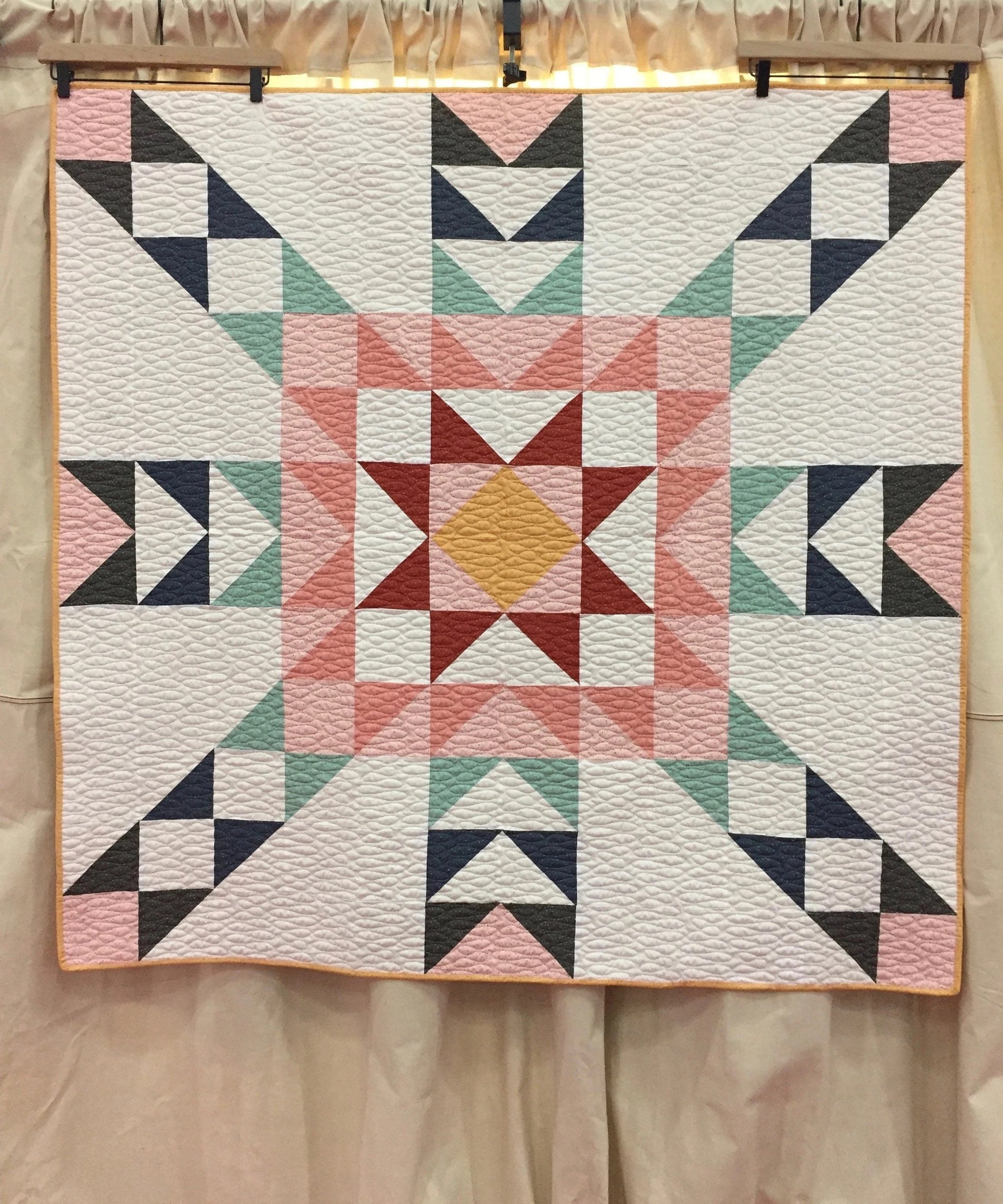 Poppie Cotton Corn Maze Quilt Kit Featuring Poppie Cotton Country Confetti Fabrics Finished Size 54”x54” Premium 100% Cotton Fabrics