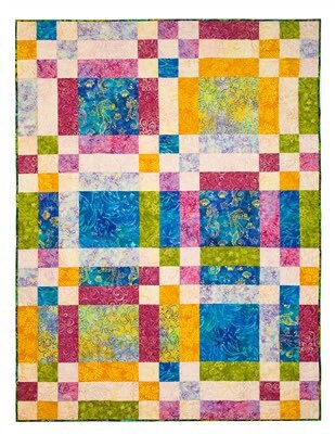Fabric Cafe Fat Quarter Quilting Fun Book Includes 7 Patterns