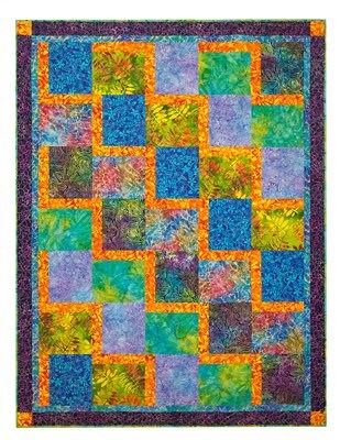 Fabric Cafe Fat Quarter Quilting Fun Book Includes 7 Patterns