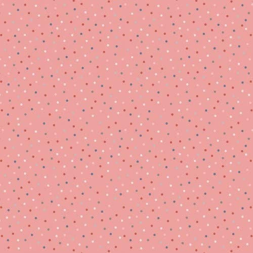 Poppie Cotton Country Confetti Blenders Fabric Collection Country Confetti on Cotton Candy Premium 100% Cotton Quilt Shop Quality Fabrics