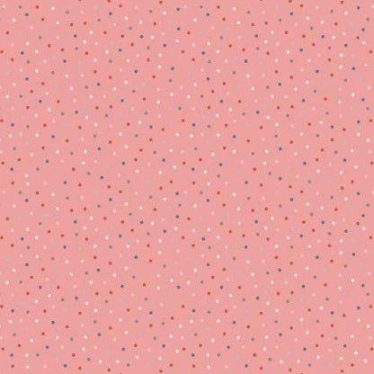 Poppie Cotton Country Confetti Blenders Fabric Collection Country Confetti on Cotton Candy Premium 100% Cotton Quilt Shop Quality Fabrics