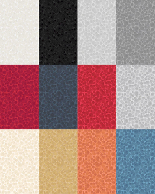 Lewis & Irene Bumbleberries Blenders Fabric Collection Black BB20 Premium 100% Cotton Quilt Shop Quality Fabrics