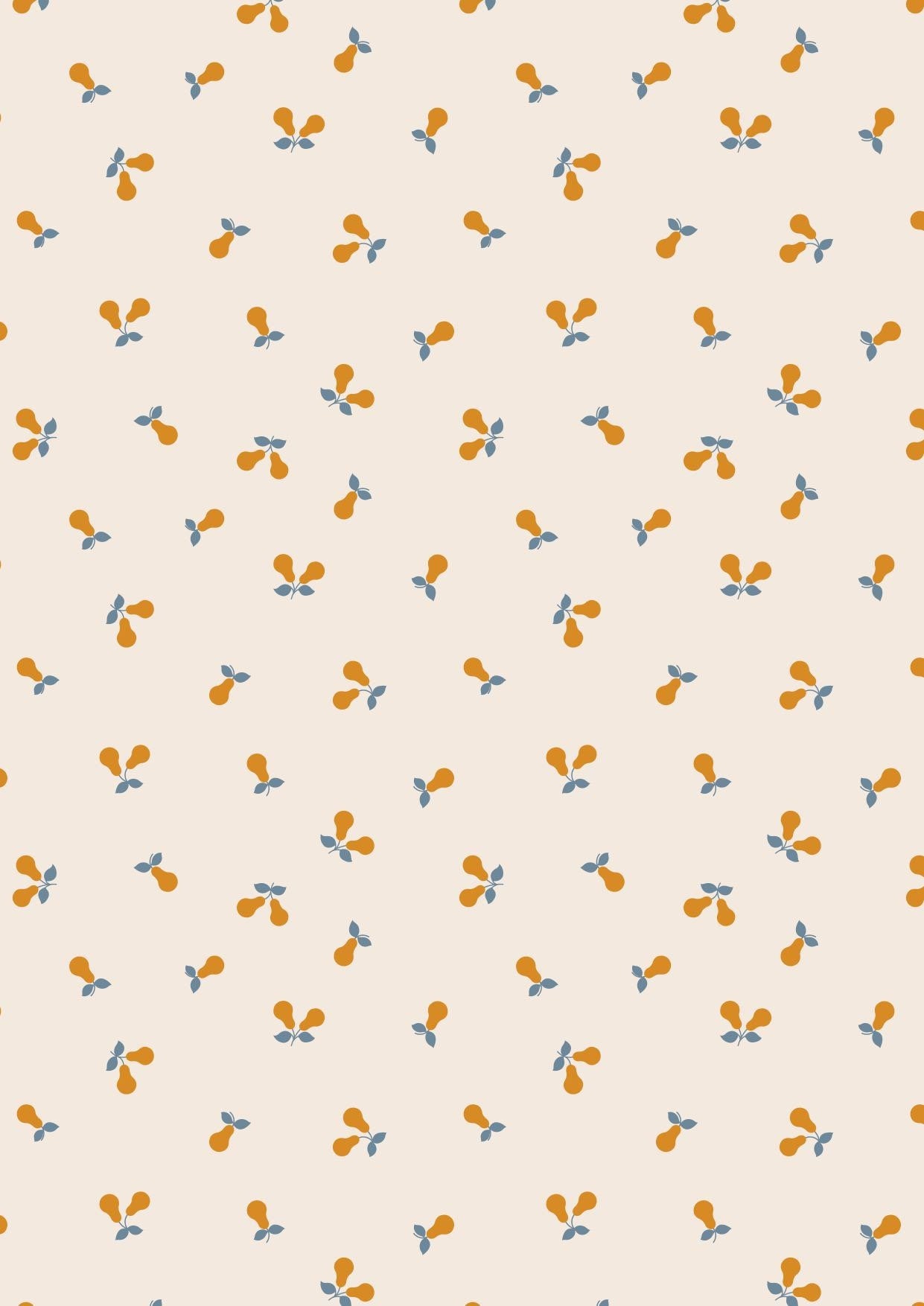 Lewis & Irene Wintertide Fabric Collection Metallic Gold Pears on Cream Premium 100% Cotton Quilt Shop Quality Fabrics
