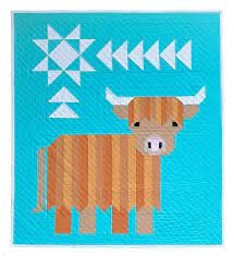 Art East Quilting Co. Cattle Call Quilt Pattern Finished Size 40"x45"