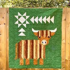 Art East Quilting Co. Cattle Call Quilt Pattern Finished Size 40"x45"