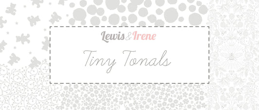 Lewis & Irene Tiny Tonals Fabric Collection Celtic Knots Grey on Grey Premium 100% Cotton Quilt Shop Quality Fabrics TT25