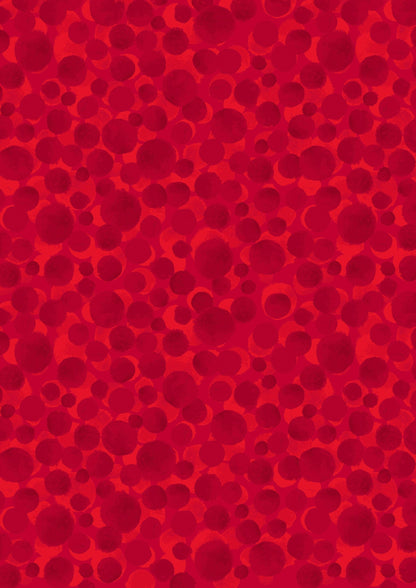 Lewis & Irene Bumbleberries Blenders Fabric Collection Christmas Red BB301 Premium 100% Cotton Quilt Shop Quality Fabrics