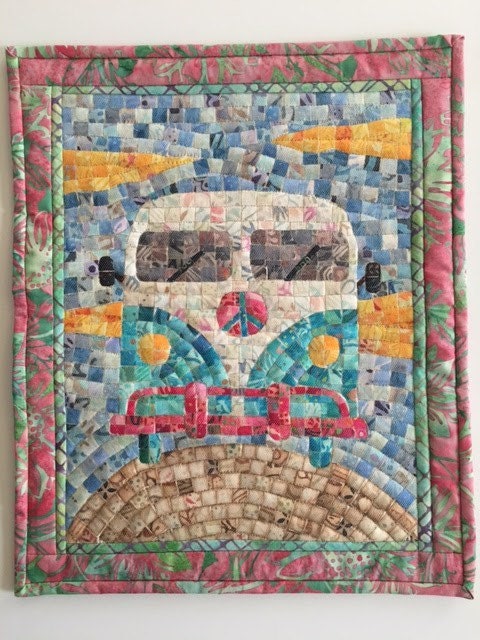 Mini Mosaic Quilts by Cheryl Lynch Road Trip Finished Size: 11”x14”