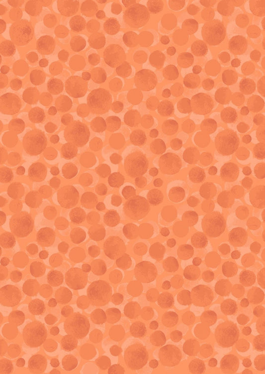 Lewis & Irene Bumbleberries Blenders Fabric Collection Clementine BB309 Authentic Premium 100% Cotton Quilt Shop Quality Fabrics