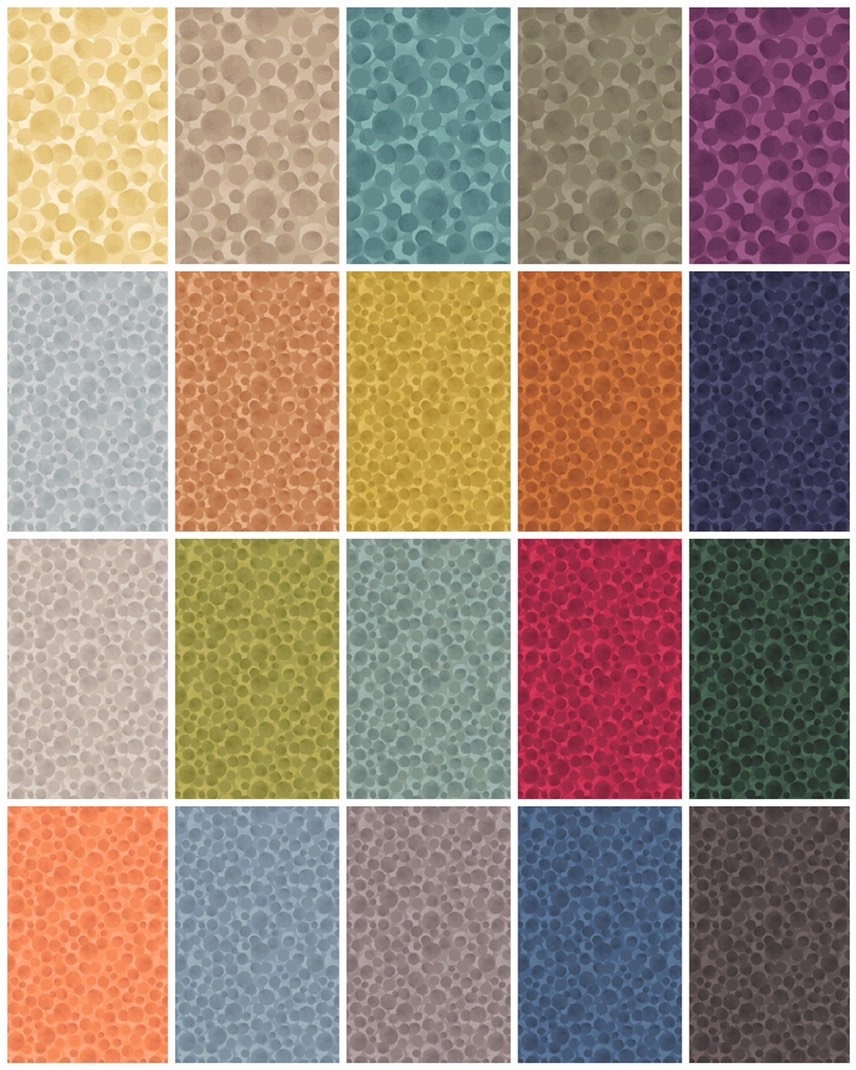 Lewis & Irene Bumbleberries Blenders Fabric Collection Soft Terracotta BB312 Authentic remium 100% Cotton Fabrics