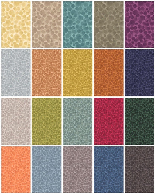 Lewis & Irene Bumbleberries Blenders Fabric Collection Dark Blue BB325 Premium 100% Cotton Quilt Shop Quality Fabrics
