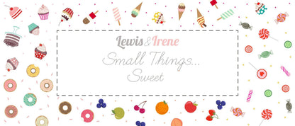 Lewis & Irene Small Things Sweet Fabric Collection Ice Cream on Green Authentic Premium 100% Cotton Quilt Shop Quality Fabrics