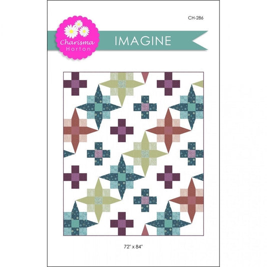 LAST ONE! Charisma Horton Imagine Quilt Pattern Finished Size 66x78"