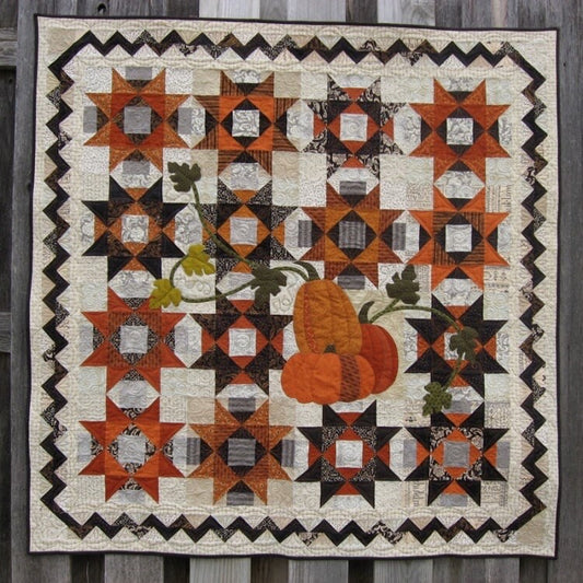 Eye Candy Quilts Hello Gourd-geous! Quilt Pattern Finished Size: 49.5"x49.5"