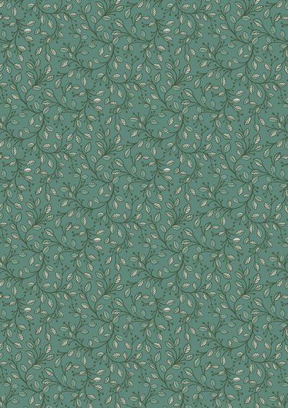 LAST BOLT! Lewis & Irene Honey Bee Fabric Collection Leaves on Green Premium 100% Cotton Quilt Shop Quality Fabrics