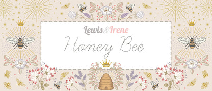 LAST RESTOCK! Lewis & Irene Honey Bee Fabric Collection 20 Piece Fat Quarter Bundle (No Repeats) Premium 100% Cotton Fabrics