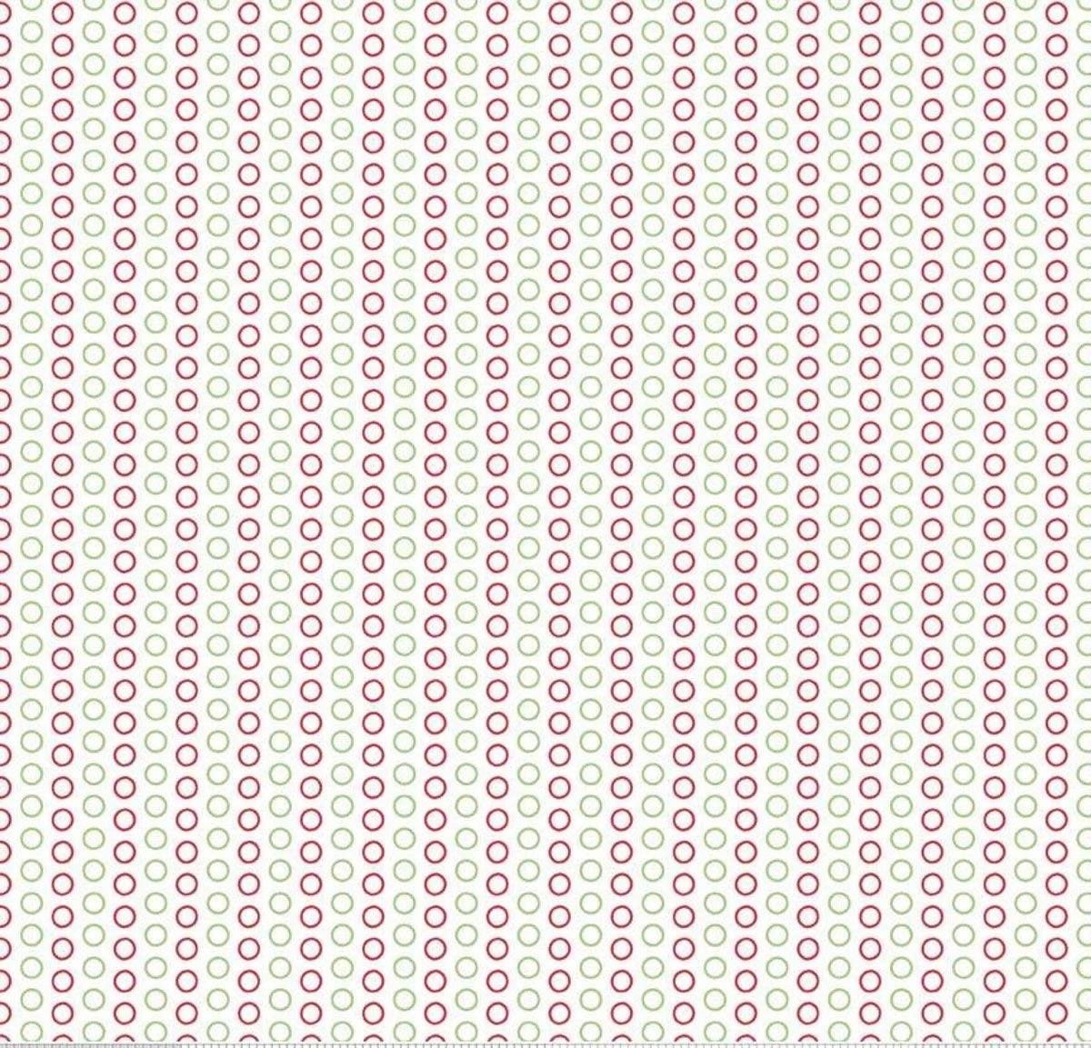 LAST BOLT!! Riley Blake Circle Dot Fabric Collection Christmas Dots on White Premium 100% Cotton Quilt Shop Quality Fabrics