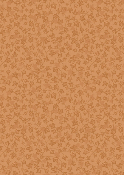 LAST BOLT! Lewis & Irene Evergreen Fabric Collection Ivy on Rust Premium 100% Cotton Quilt Shop Quality Fabrics
