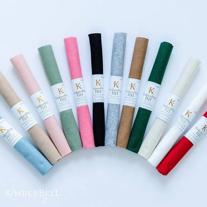 RETIRED!! Kimberbell Kimberbellishments Premium Embroidery Felt Sheet Buttermilk 12"x18"