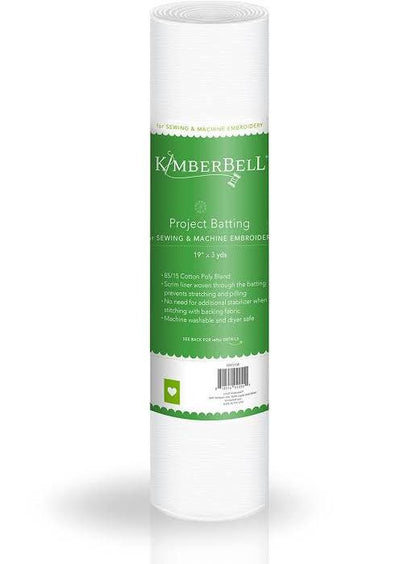 Kimberbell Project Batting Cotton/Poly Blend Roll 40"x40"