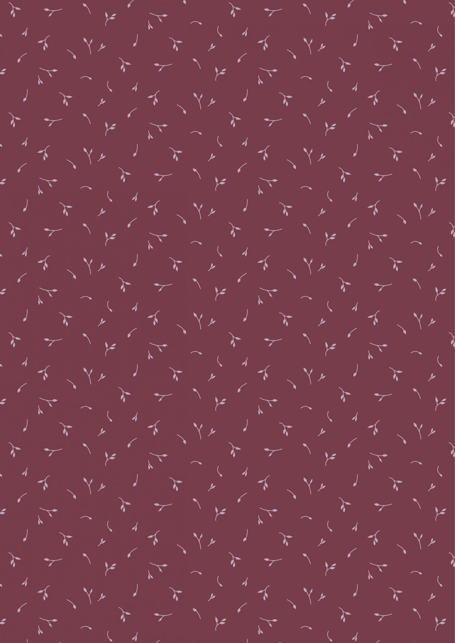 Lewis & Irene Meadowside Fabric Collection Seeds of Solitude on Wine Premium 100% Cotton Quilt Shop Quality Fabrics