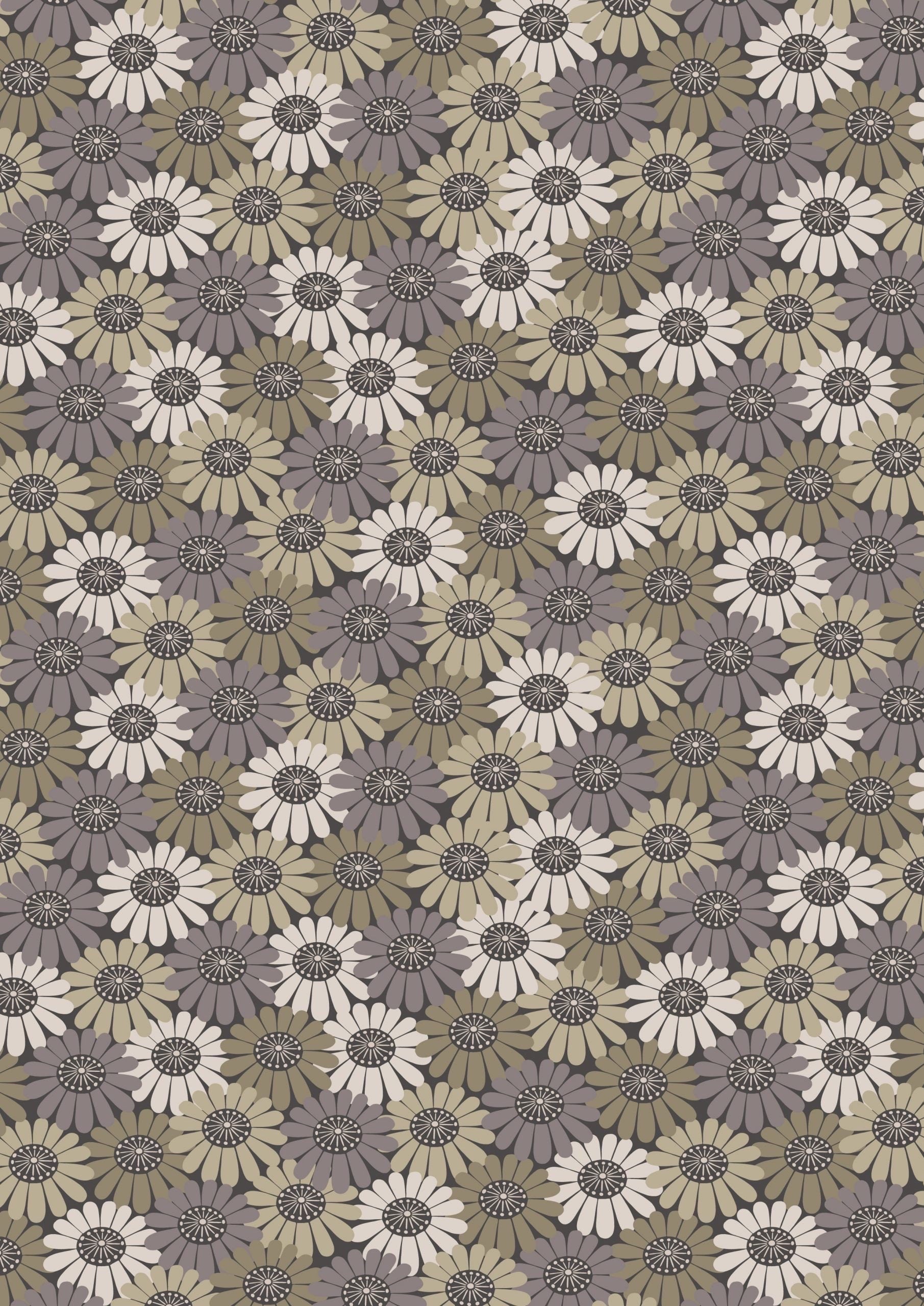 Lewis & Irene Shinrin Yoku Fabric Collection Compact Floral Greens Premium 100% Cotton Quilt Shop Quality Fabrics