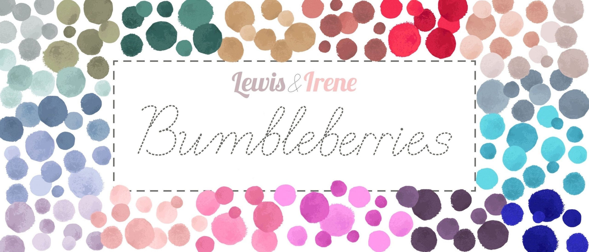 Lewis & Irene Bumbleberries Blenders Fabric Collection Ladybird Red BB341