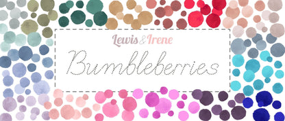Lewis & Irene Bumbleberries Blenders Fabric Collection Ladybird Red BB341