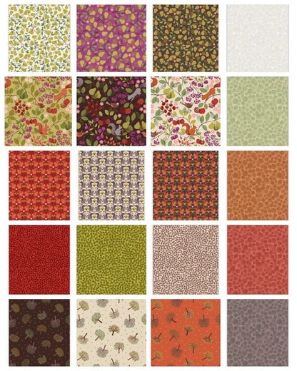 Lewis & Irene The Orchard Fabric Collection Orchard Pears on Berry A498.2