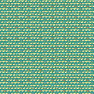 Poppie Cotton Betsy's Sewing Kit Fabric Collection Little Chicks on Teal Premium 100% Cotton Quilt Shop Quality Fabrics