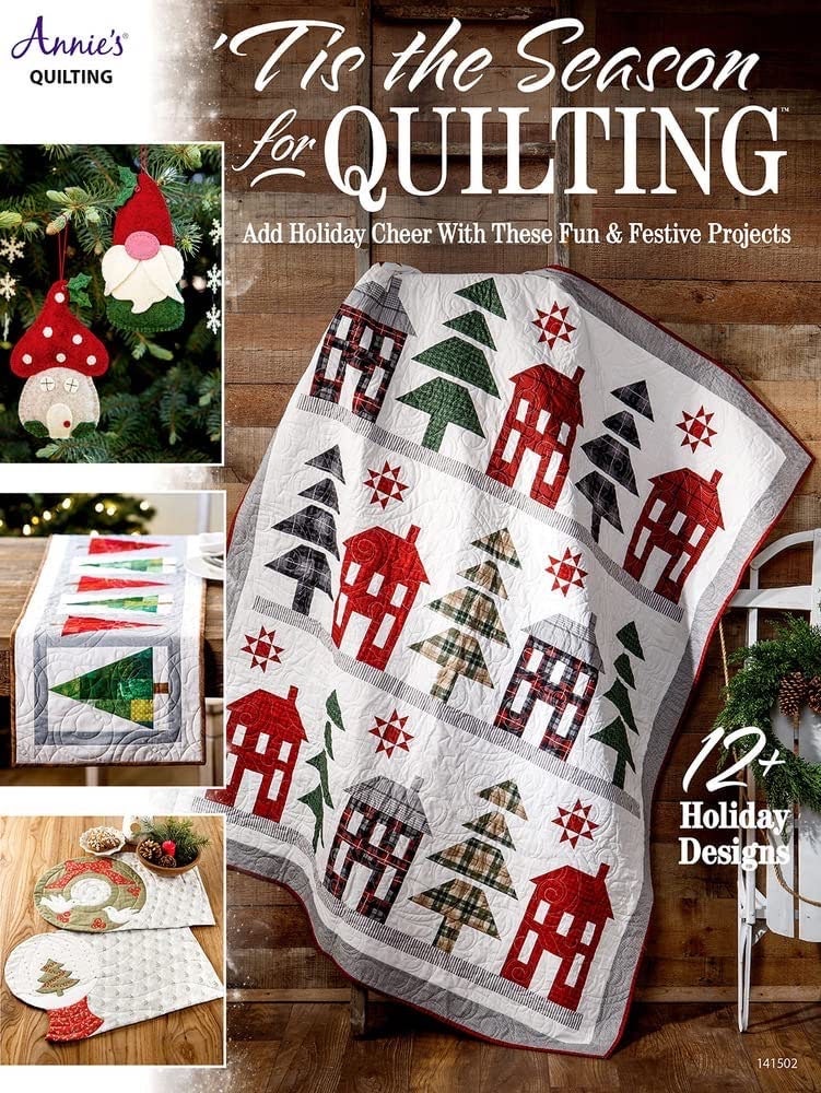 Annie's Quilting Tis the Season for Quilting Pattern Book (12 Patterns Per Book)