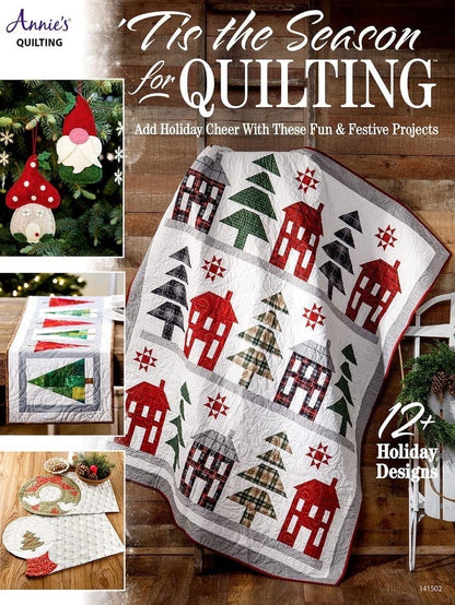 Annie's Quilting Tis the Season for Quilting Pattern Book (12 Patterns Per Book)