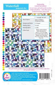 Colourwerx Waterfall Quilt Pattern Finished Size: 60"x60"