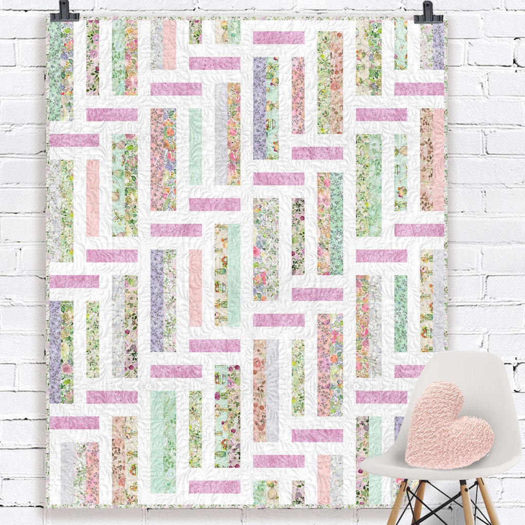 Atkinson Designs Step Right Up Quilt Pattern (3 Size Variations Per Pattern)