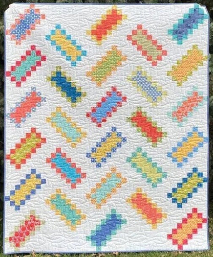 Atkinson Designs Round Trip Ticket Quilt Pattern (4 Size Variations Per Pattern)
