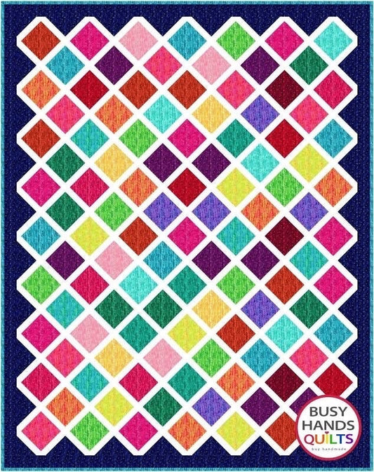 Busy Hands Quilts Make It Scrappy Quilt Pattern (6 Size Variations Per Pattern)