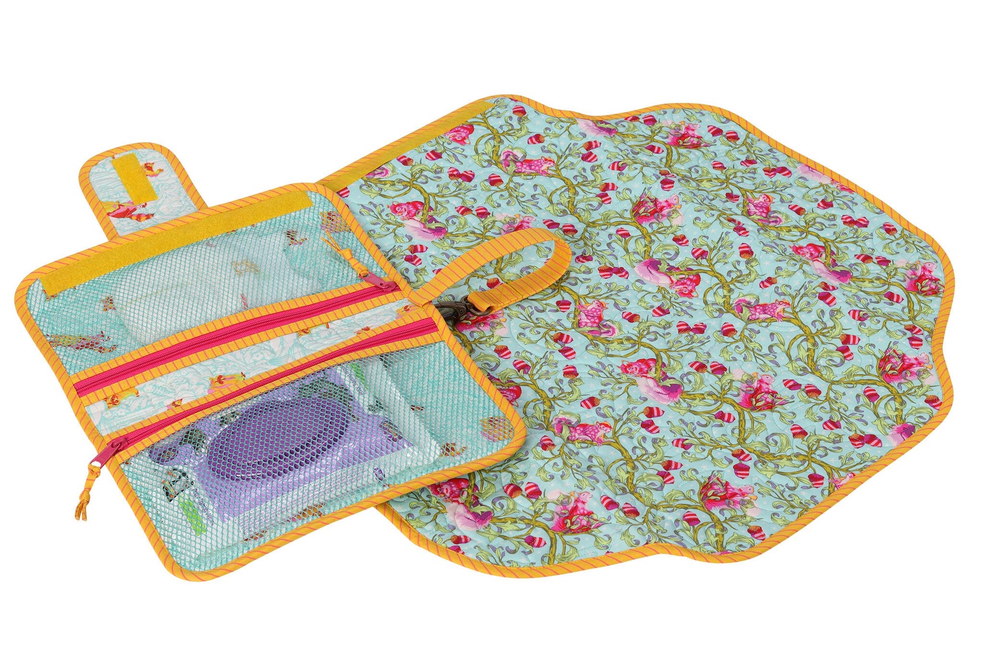ByAnnie Changing Station 2.0 Diaper Clutch & Changing Pad Pattern (14 Colors of 18"x54" Mesh Packs Sold Separately)