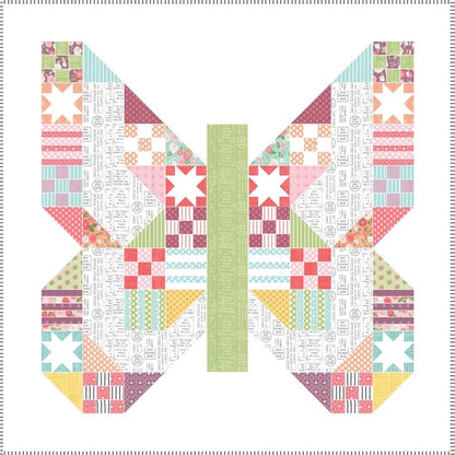 Lella Boutique Butterfly Patch Quilt Pattern Finished Size: 60"x60"
