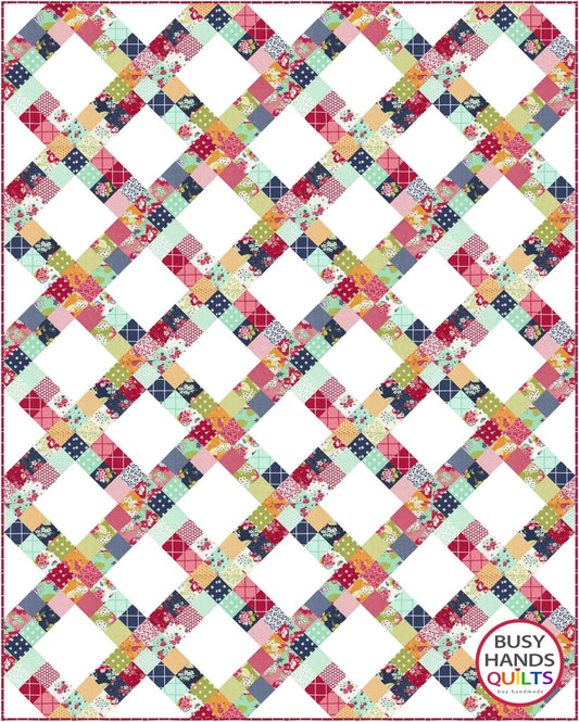 Busy Hands Quilts Hand Picked Quilt Pattern (5 Size Variations Per Pattern)