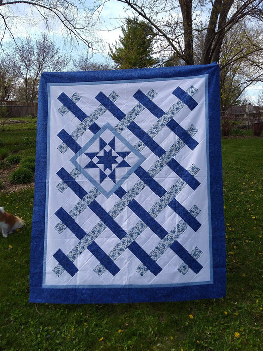 Canuck Quilter Designs On The Fence Quilt Pattern Finished Size: 61 1/2"x74"