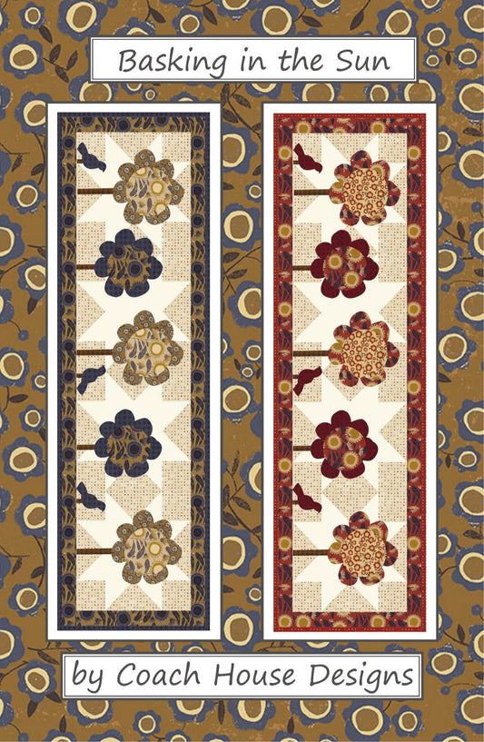 Coach House Designs Basking in the Sun Table Runner Pattern Finished size 51”x15”