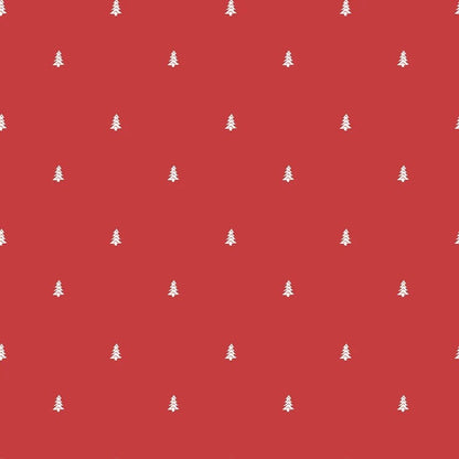 Riley Blake Love You S'more Fabric Collection Trees on Red Premium 100% Cotton Quilt Shop Quality Fabrics