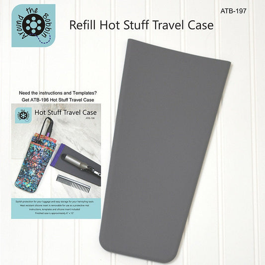 Around The Bobbin Hot Stuff Travel Case Hot Iron Pattern - Includes One Silicone Insert