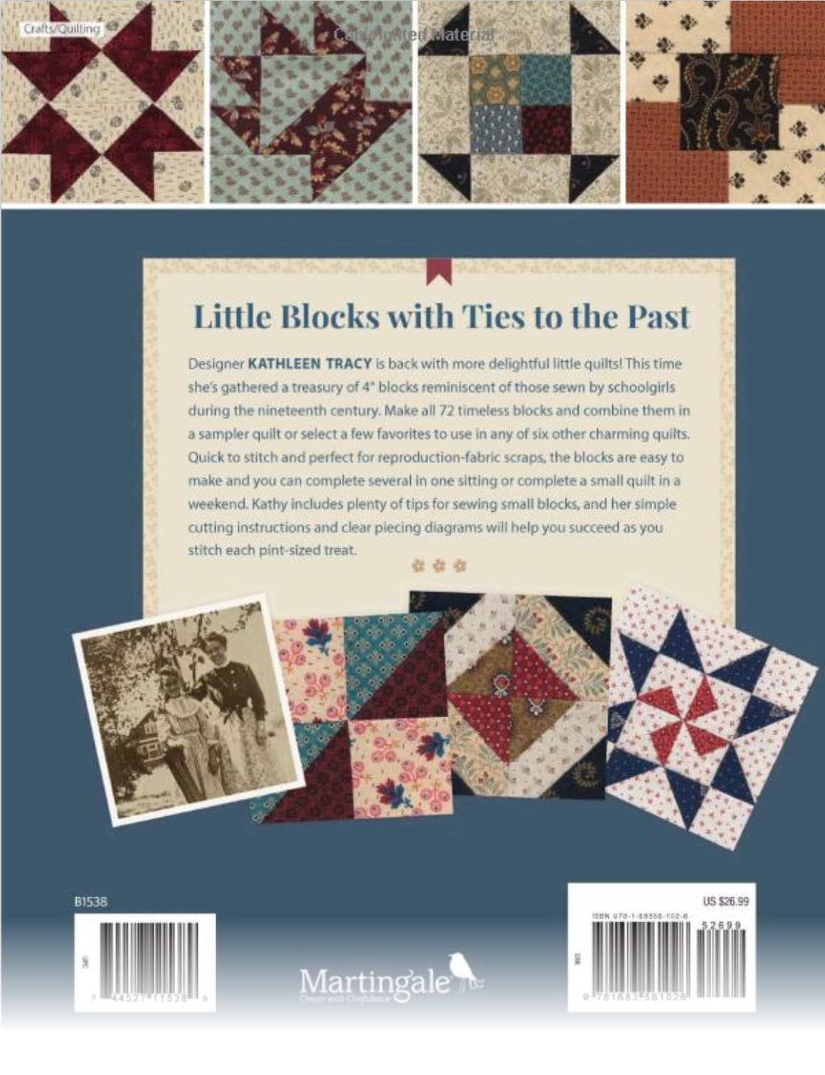 Kathleen Tracy School Girl Sampler Pattern Book (7 Projects Per Book)