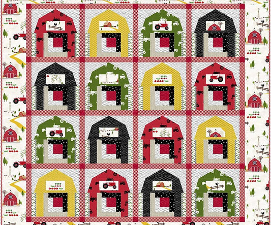 Poor House Quilt Designs I Spy Farm Quilt Pattern (2 Size Variations Per Pattern)